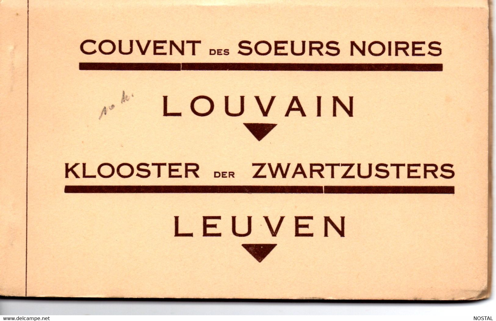 Leuven: Klooster Der Zwartzusters: Boekje Met 10 Kaarten - Leuven