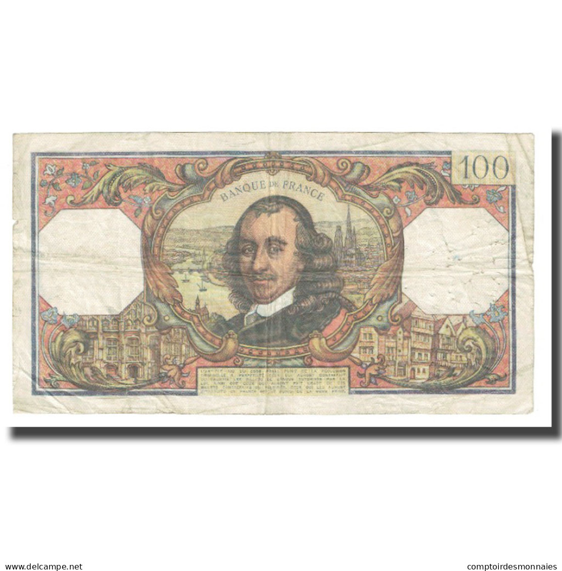France, 100 Francs, Corneille, 1969, R.Tondu-G.Bouchet-H.Morant, 1969-06-05 - 100 F 1964-1979 ''Corneille''