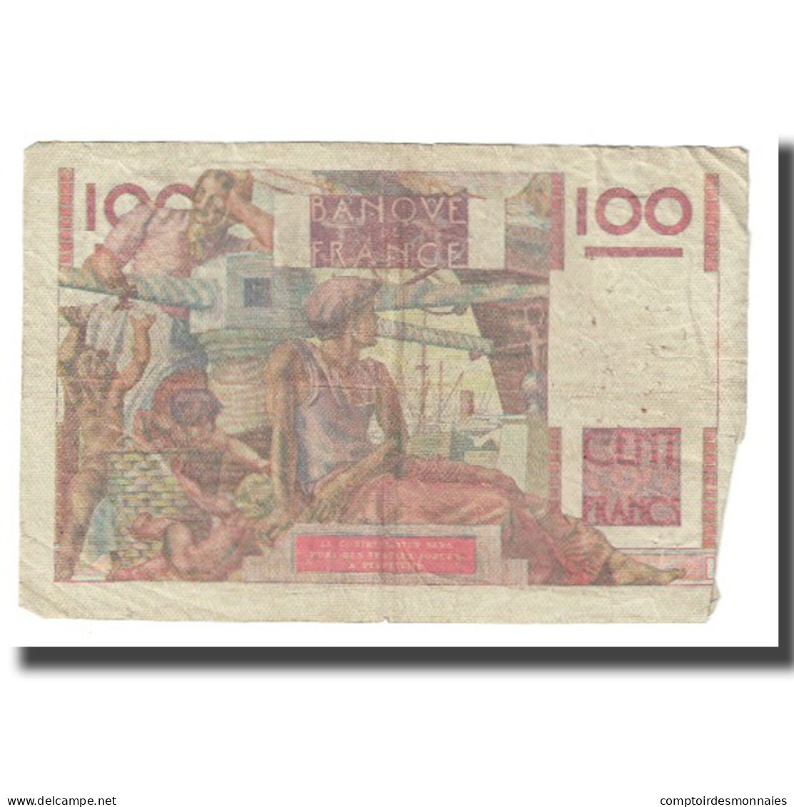 France, 100 Francs, Jeune Paysan, 1949, D AMBRIERES, GARGAM, 1949-01-27, TB - 100 F 1945-1954 ''Jeune Paysan''