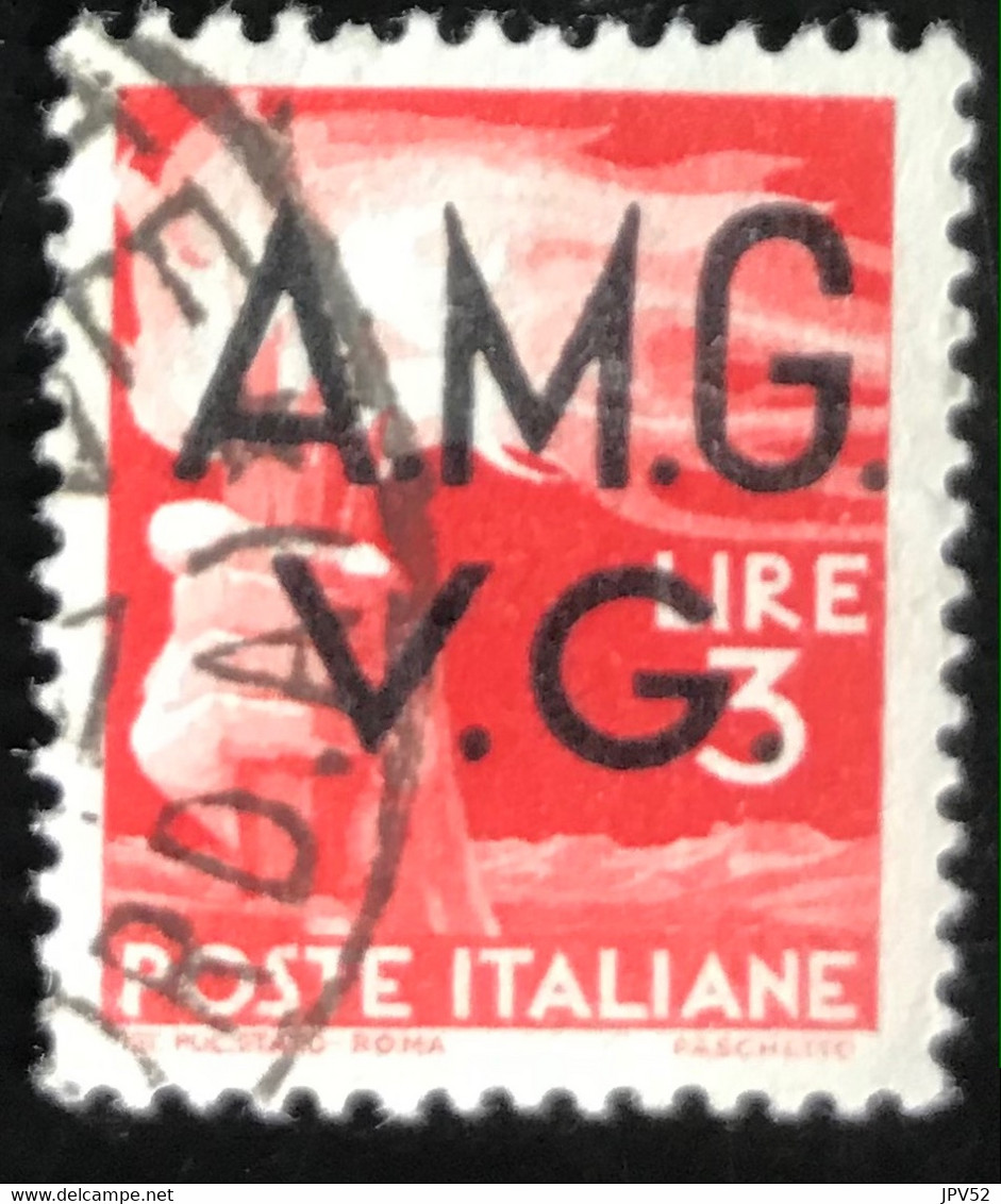 Poste Italiane - Italy - P5/17 - (°)used - 1945 - Michel TR-15 - Met Opdruk AMG-VG - Oblitérés