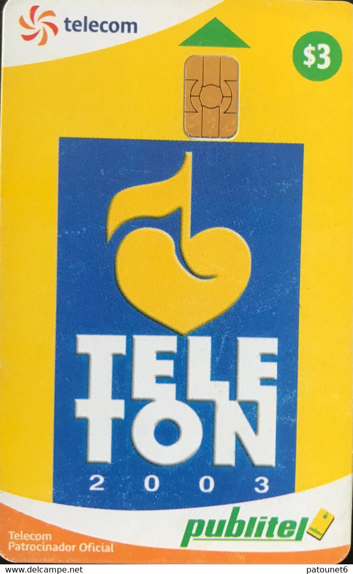 SALVADOR  -  Phonecard  -  Publitel  -  TELETON 2003  -  $ 3 - El Salvador
