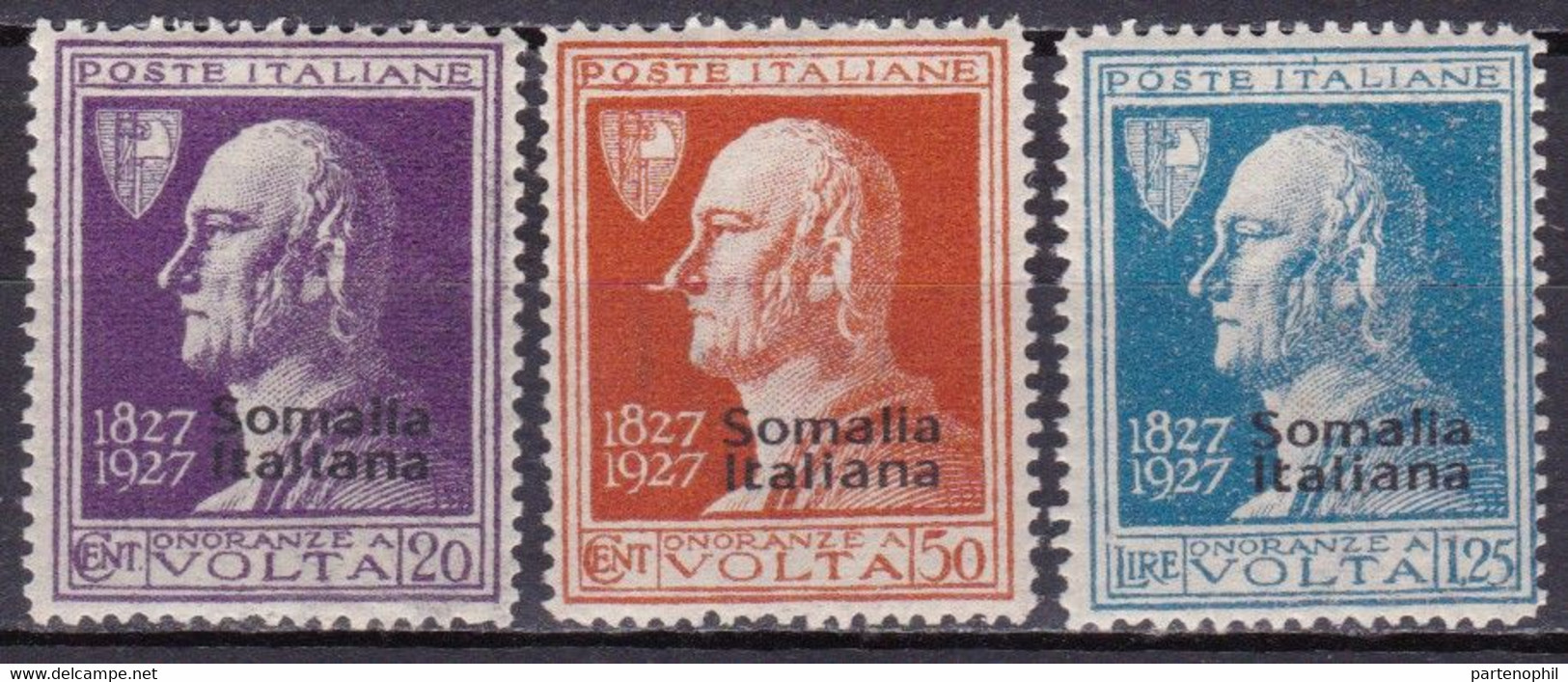 Somalia 1927 - Volta N.109/111 MNH - Somalië