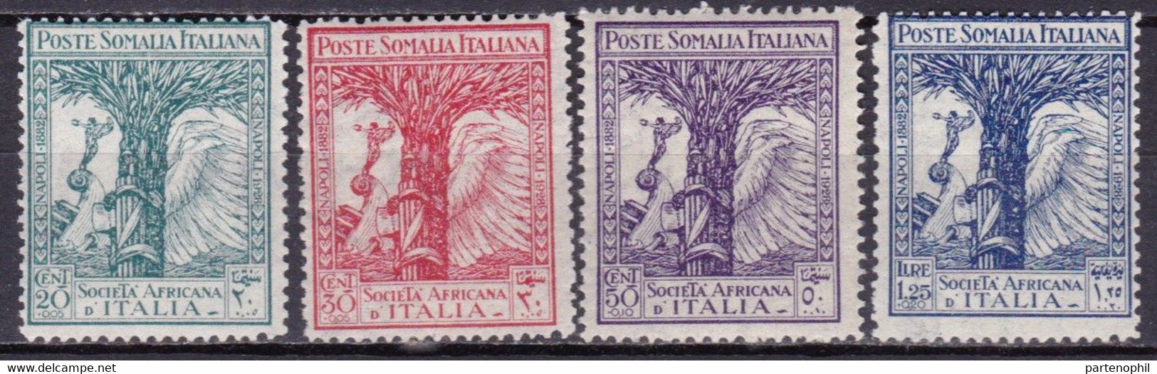 Somalia 1928 - Società Africana N. 112/115 MNH - Somalië