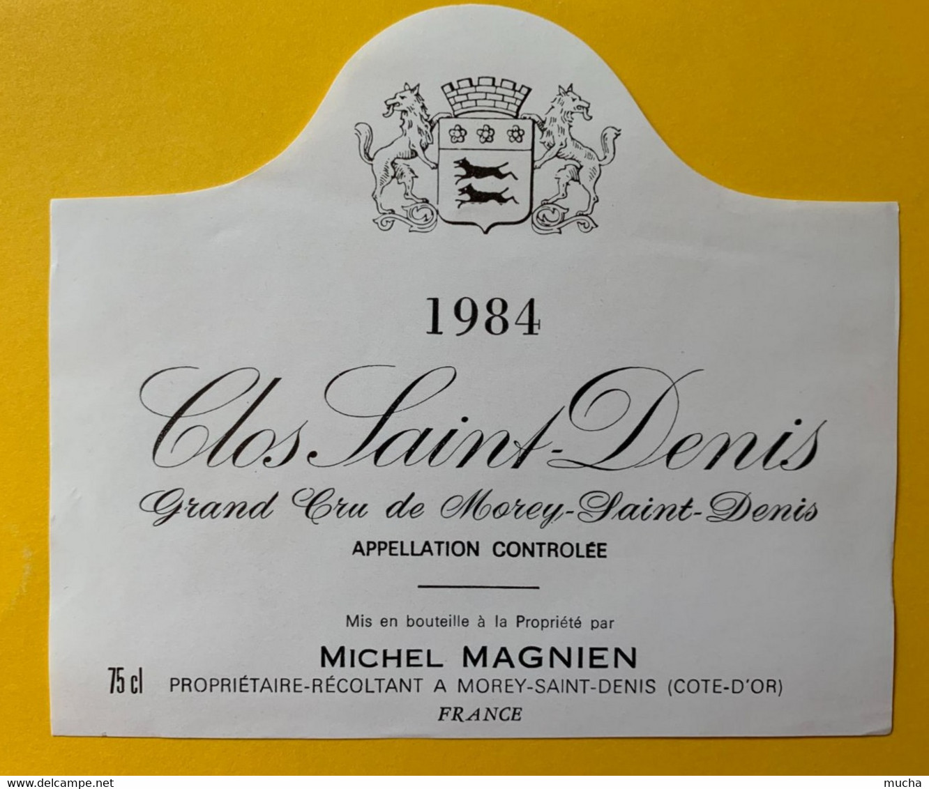 19627 - Clos Saint-Denis 1984 Michel Magnien Grand Cru De Morey-Saint-Denis - Bourgogne