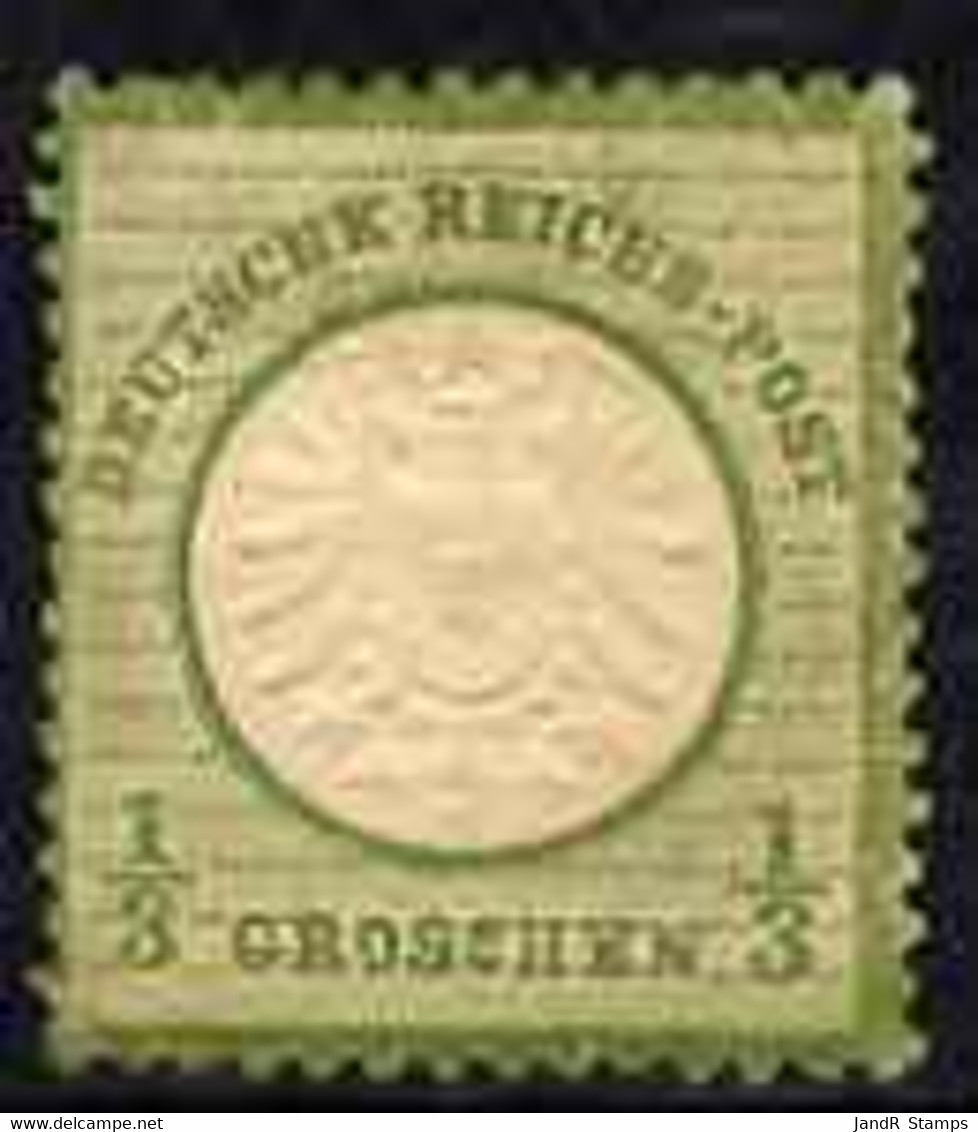 Germany 1872 Eagle 1/3g With Good Embossing Fresh Mtd Mint But Few Minor Tones, SG2 - Unused Stamps