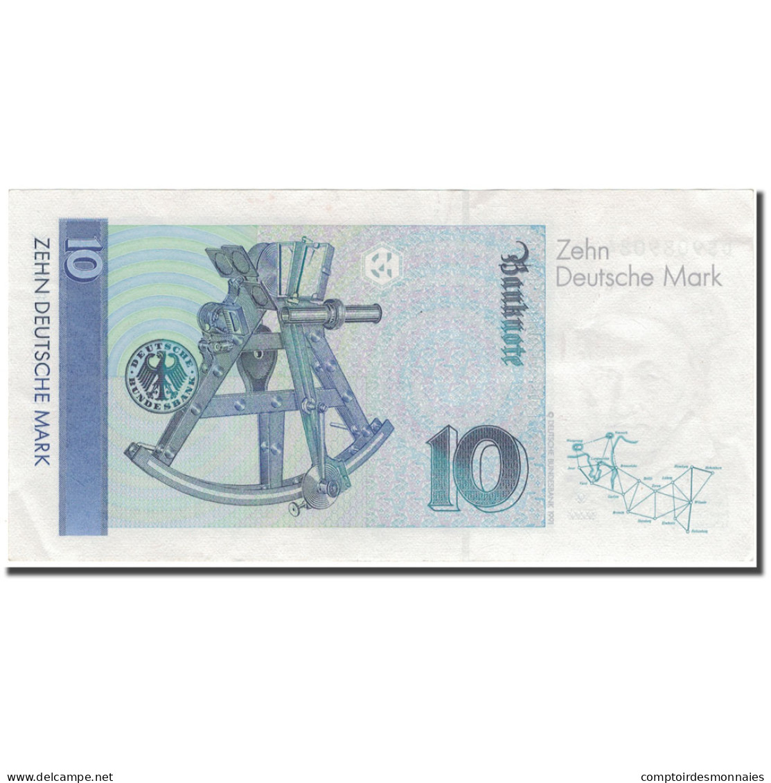 Billet, République Fédérale Allemande, 10 Deutsche Mark, 1993, 1993-10-01 - 10 Deutsche Mark