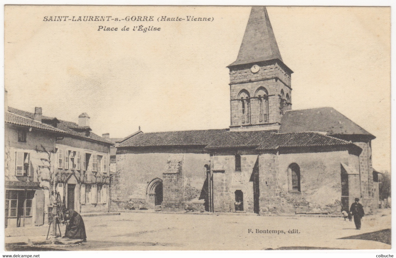 87 - SAINT-LAURENT-SUR-GORRE +++ Place De L'Eglise +++ - Saint Laurent Sur Gorre