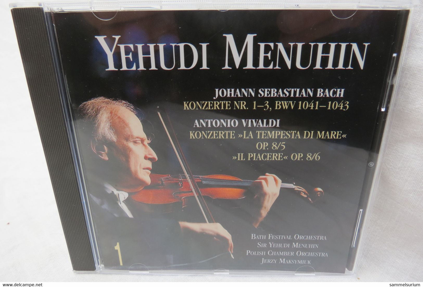 5 CDs "Yehudi Menuhin" Grosse Violinkonzerte - Gospel & Religiöser Gesang