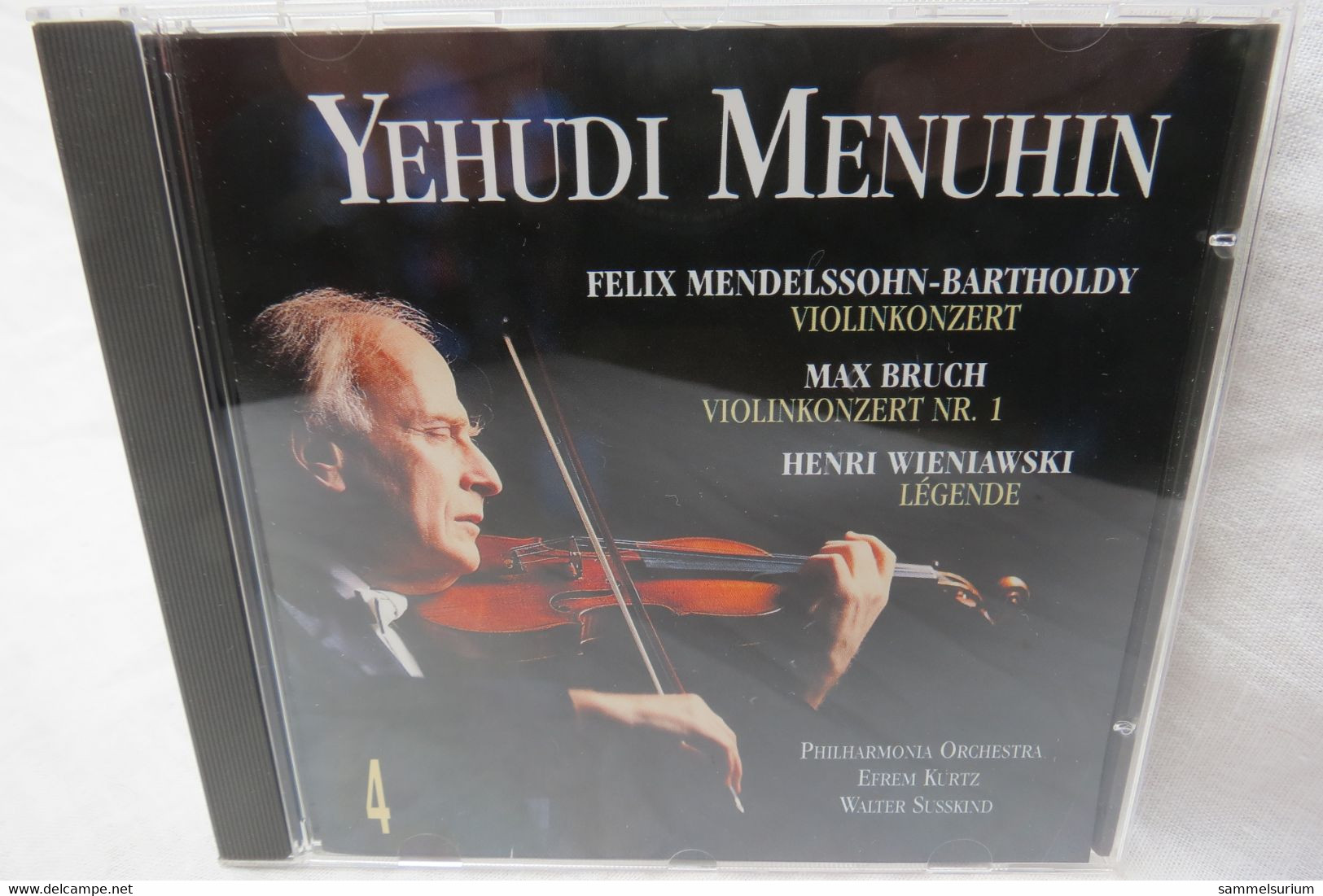 5 CDs "Yehudi Menuhin" Grosse Violinkonzerte