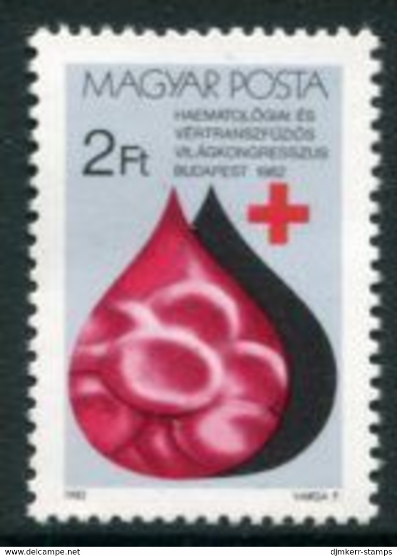 HUNGARY 1982 Haematology Congress MNH / **.  Michel 3569 - Unused Stamps