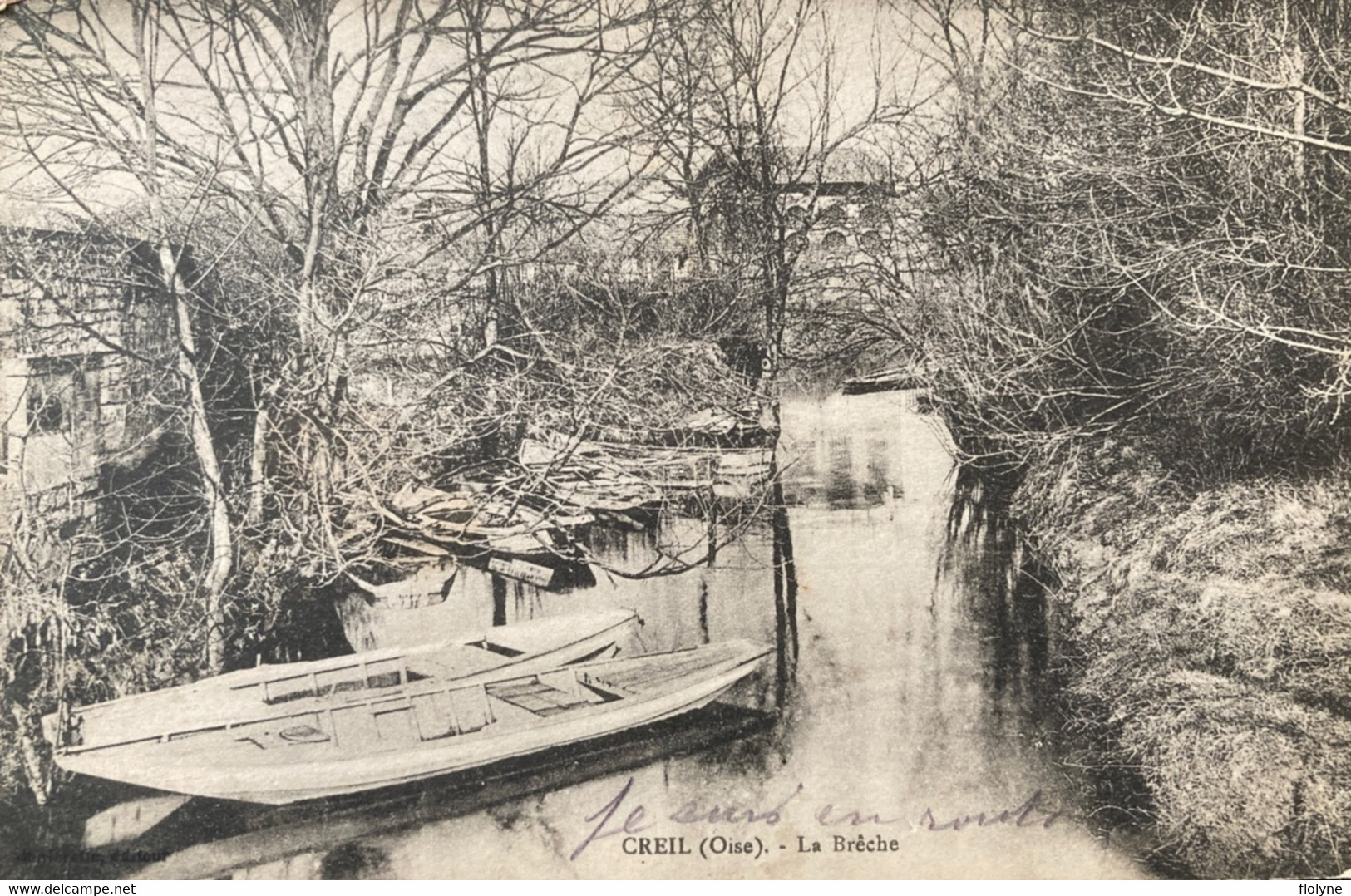 Creil - Vue Générale De La Brêche - Barques - Creil