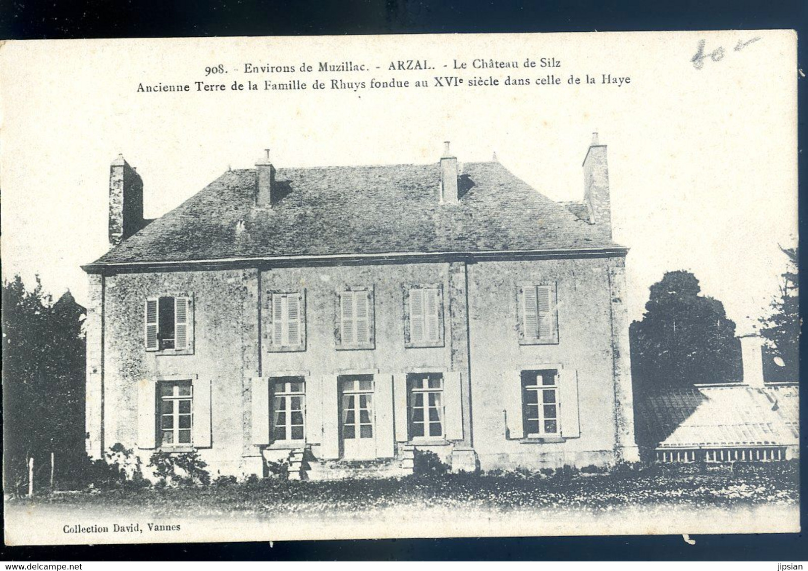 Cpa Du 56 Environs De Muzillac , Arzal ,  Le Château De Silz  Ancienne Terre De La Famille De Rhuys  AVR21-04 - Muzillac