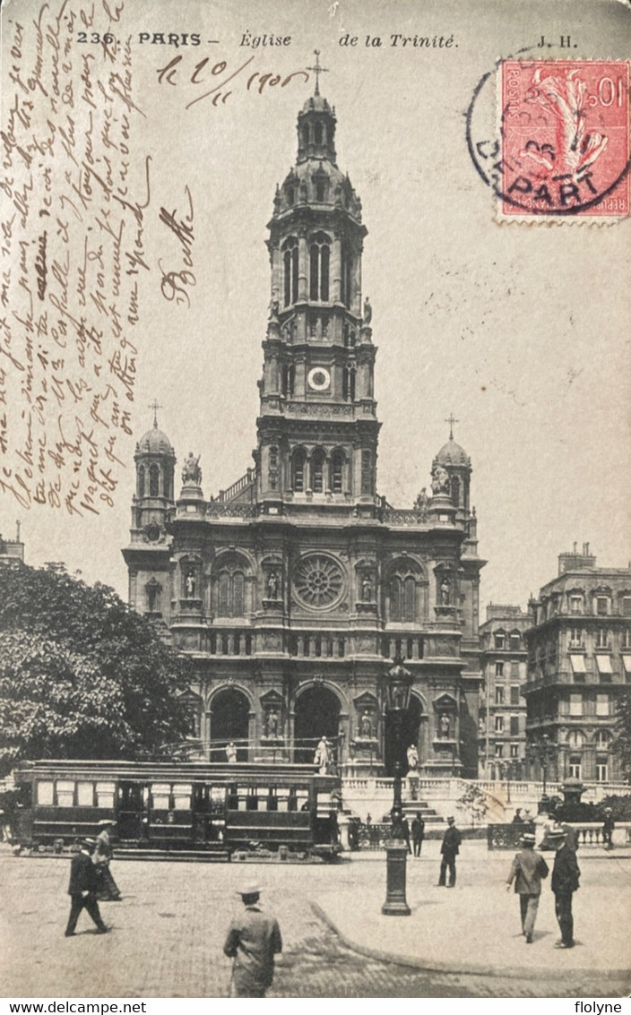 Paris - 9ème - Place Et église De La Trinité - Tramway Tram - Distretto: 09