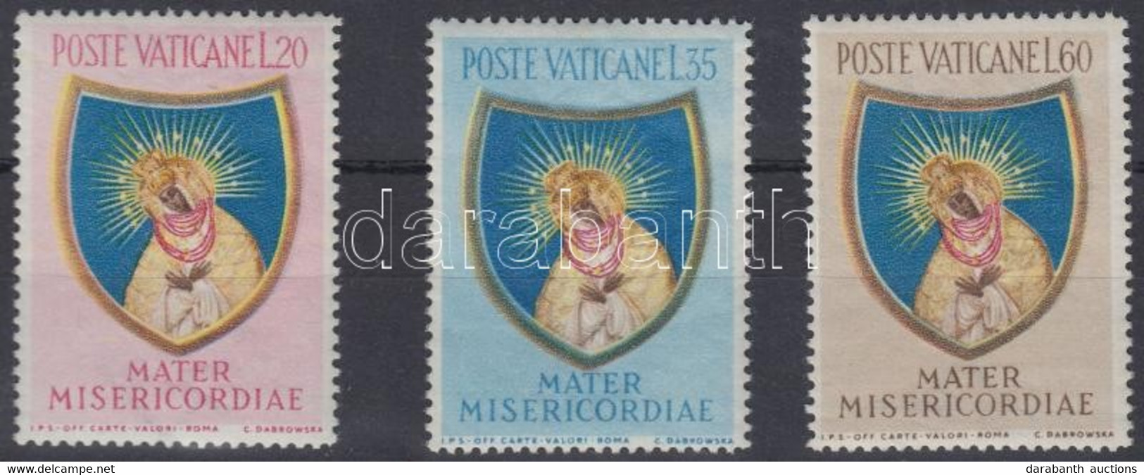 ** 1954 Mária év Sor Mi 227-229 - Other & Unclassified