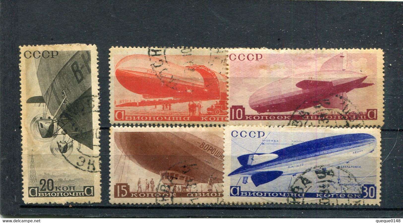 Russie 1934 Yt 33-37 - Used Stamps