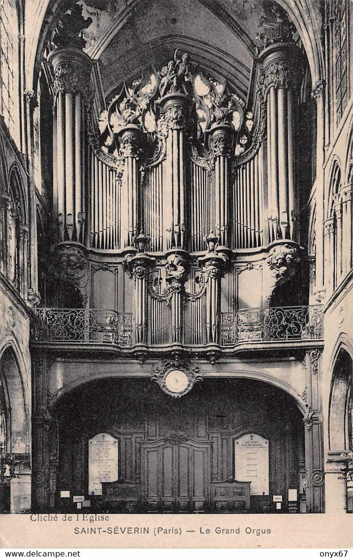 PARIS-5 ème Arrondissement-75-Eglise Saint-Séverin-ORGUE-ORGUES-ORGEL-ORGAN-INSTRUMENT-MUSIQUE - Kerken