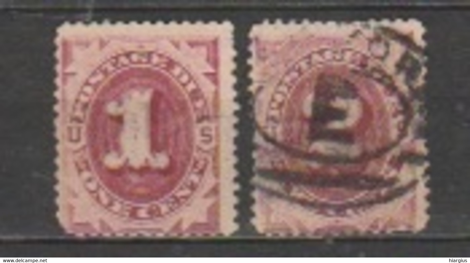 USA-Scott # J15-16 - Postage Due