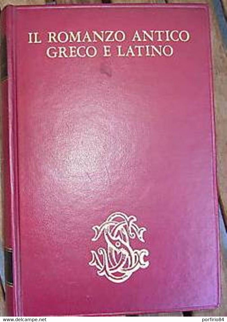 IL ROMANZO ANTICO GRECO E LATINO - 1981 SANSONI EDITORE - Historia, Filosofía Y Geografía