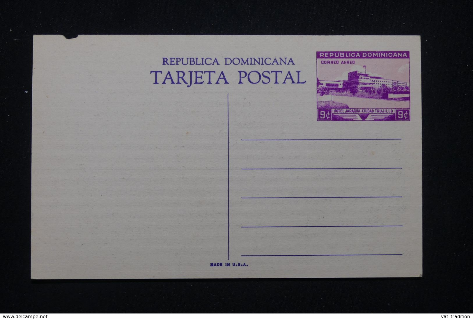 RÉPUBLIQUE DOMINICAINE - Entier Postal Illustré - Ciudad Trujillo  - L 99824 - República Dominicana