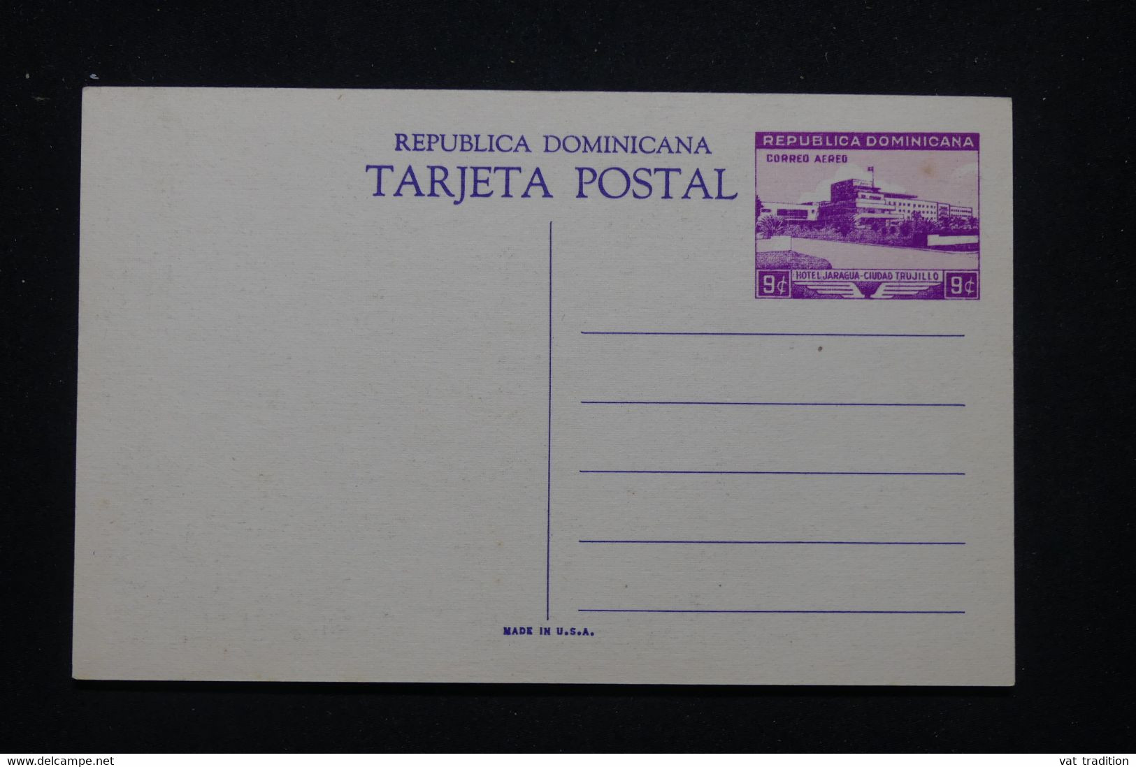 RÉPUBLIQUE DOMINICAINE - Entier Postal Illustré - Ciudad Trujillo  - L 99828 - Dominicaine (République)
