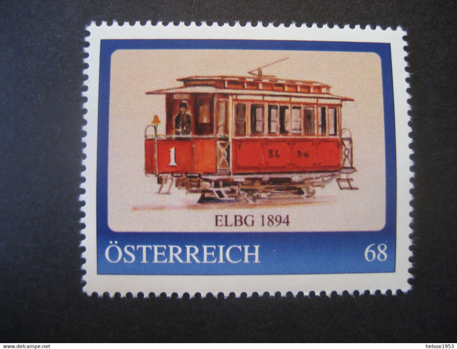 Österreich- Pers. BM Straßenbahn ELBG 1894 ** Ungebraucht - Personalisierte Briefmarken