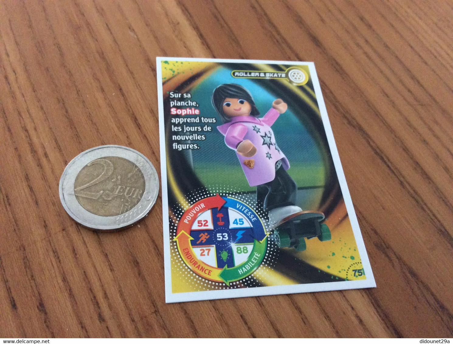 Carte  Playmobil 2021 Geobra "N°75 - ROLLER & SKATE" - Andere & Zonder Classificatie