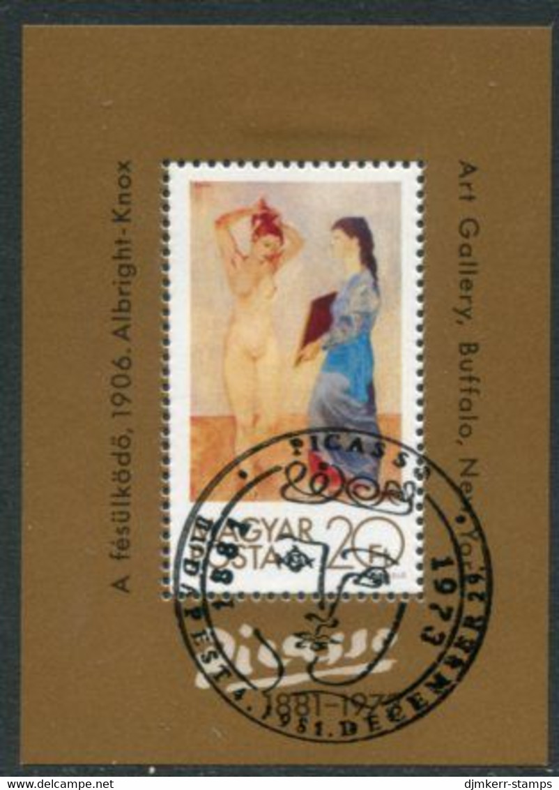 HUNGARY 1981 Picasso Centenary Block Used.  Michel Block 154A - Blocks & Sheetlets