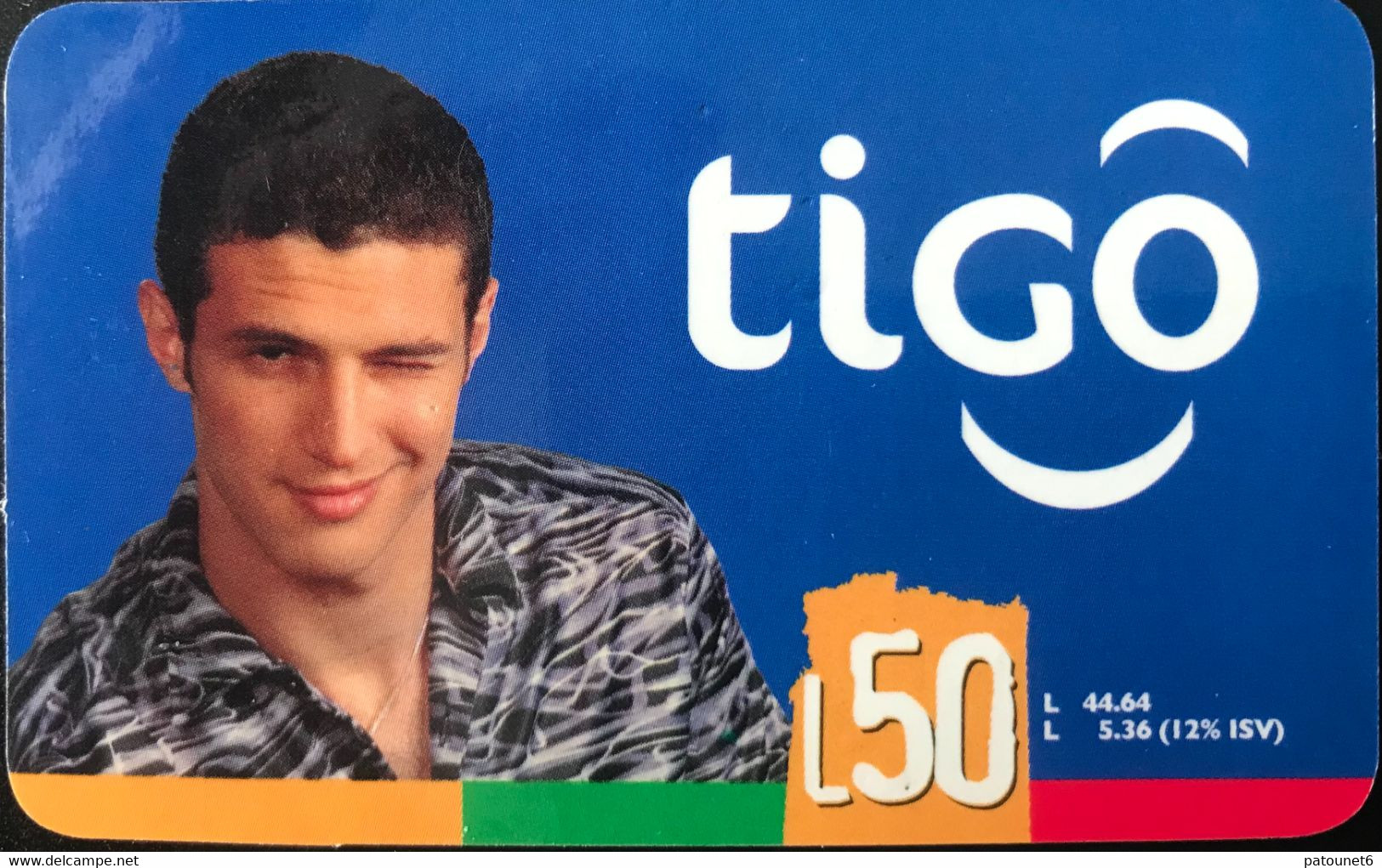 HONDURAS  -  Prepaid  -  Tigo  -  L 50 - Honduras