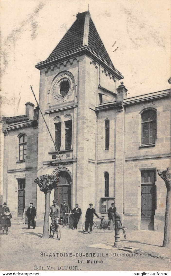 CPA 24 SAINT ANTOINE DE BREUILH LA MAIRIE (cliché Rare - Sonstige & Ohne Zuordnung