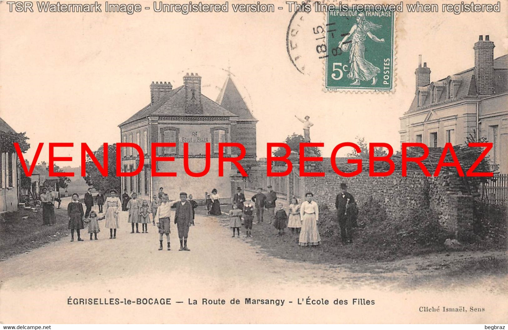 EGRISELLES LE BOCAGE     ECOLE DES FILLES - Egriselles Le Bocage