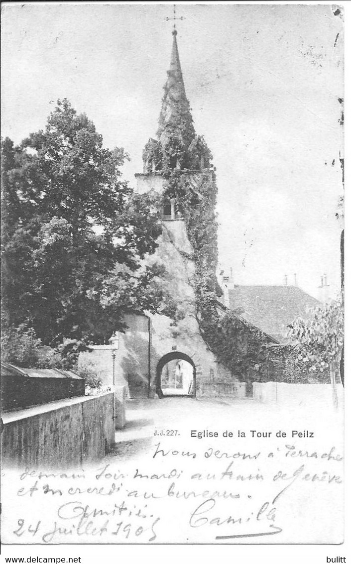 SUISSE - LA TOUR DE PEILZ - L'église - La Tour-de-Peilz