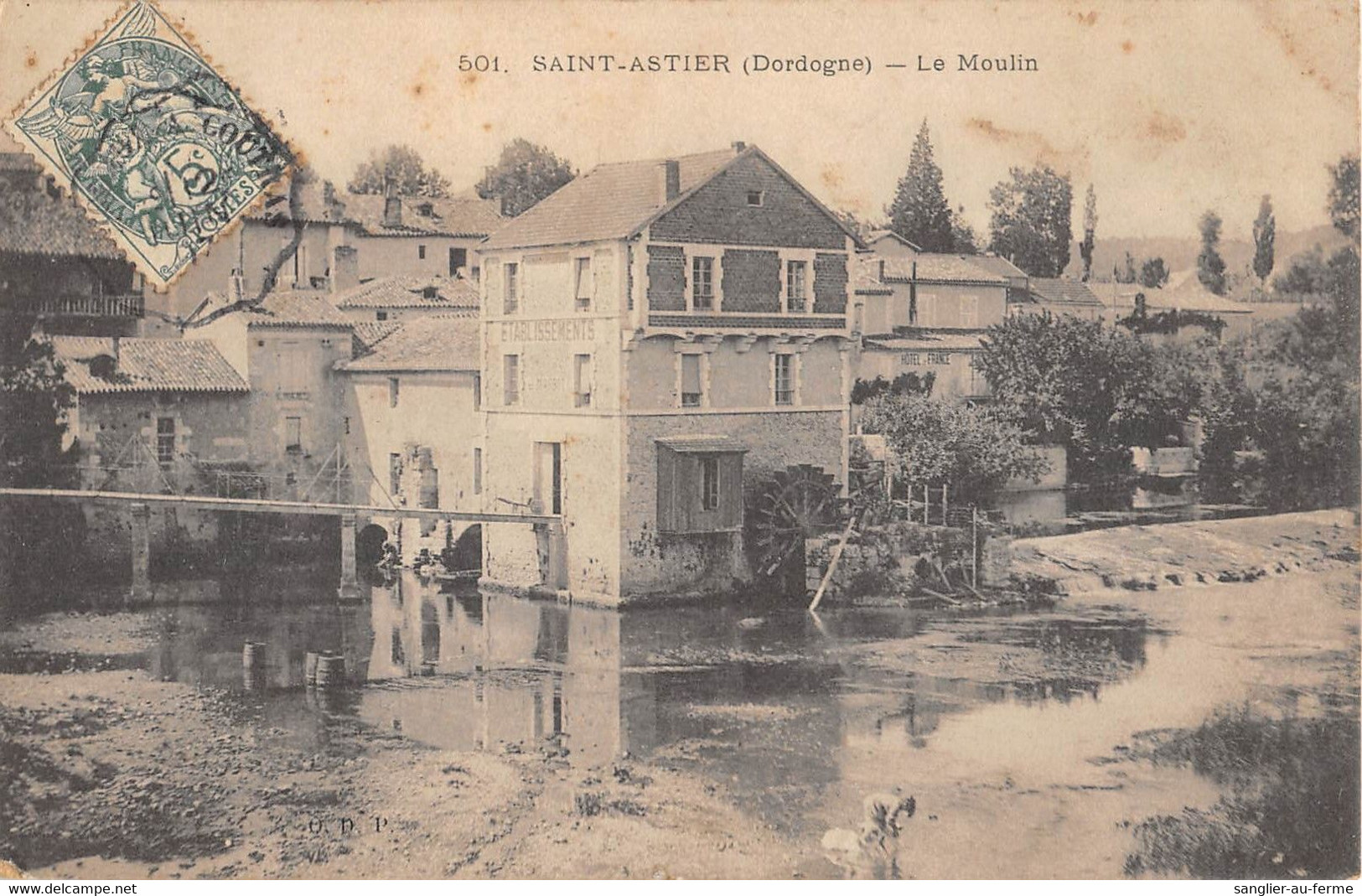 CPA 24 SAINT ASTIER LE MOULIN - Other & Unclassified