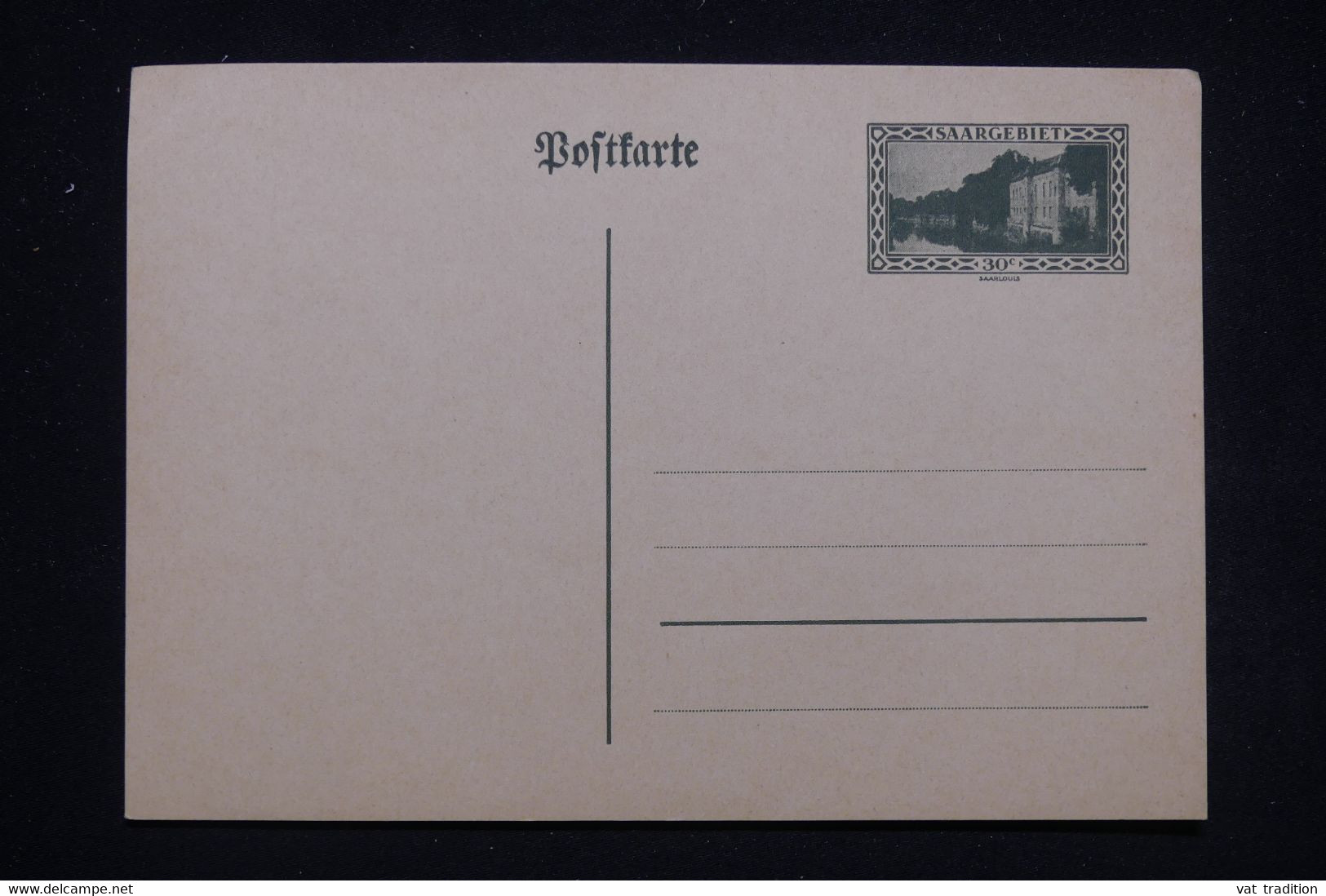 SARRE - Entier Postal Non Circulé - L 99931 - Postal Stationery