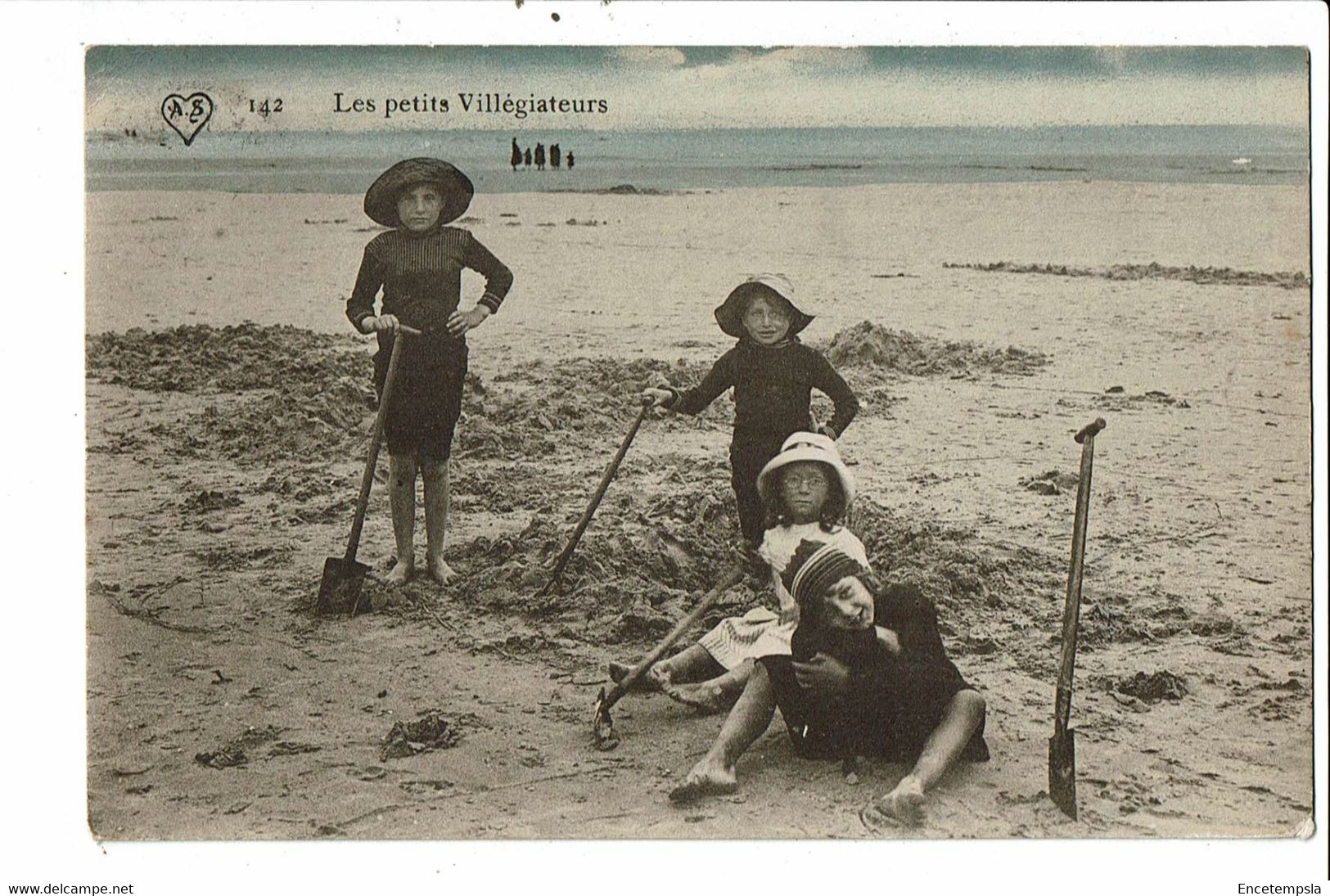 CPA Carte Postale Belgique-Blankenberghe- Les Petits Villégiateurs 1920  VM32734at - Blankenberge