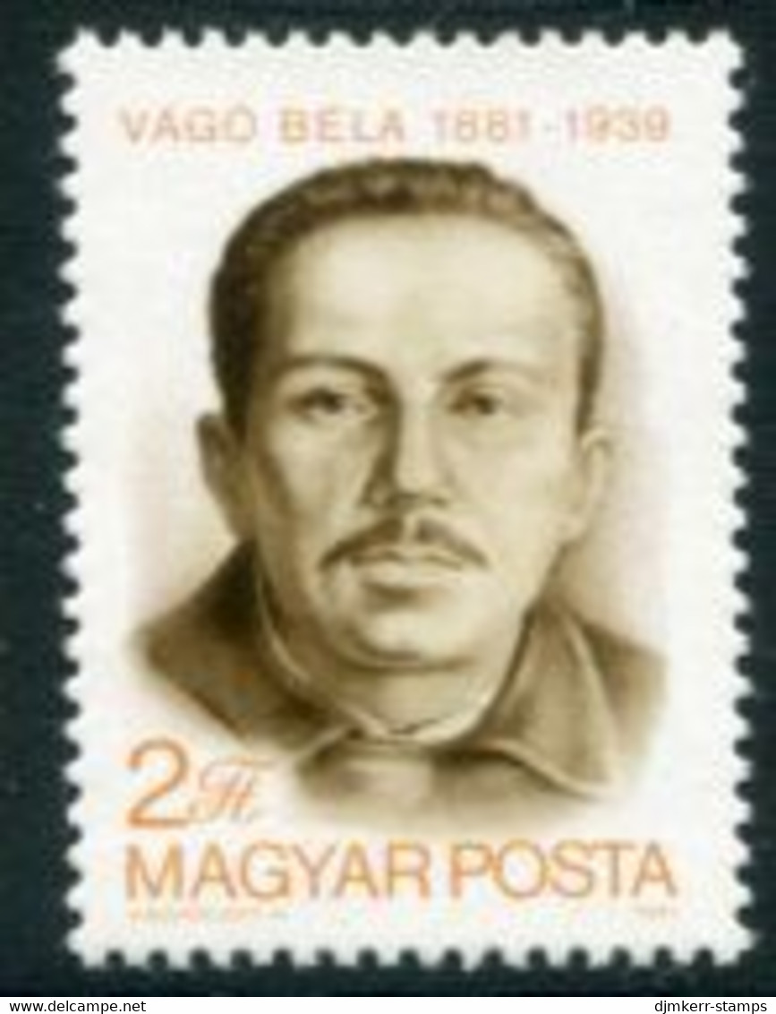 HUNGARY 1981 Vago Centenary  MNH / **.  Michel 3503 - Nuovi