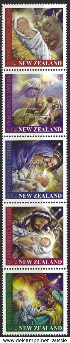 Nouvelle-Zelande New Zealand 2011 Yvertn° 2754-2758 *** MNH Cote 18 € Noël Kerstmis Christmas - Nuovi