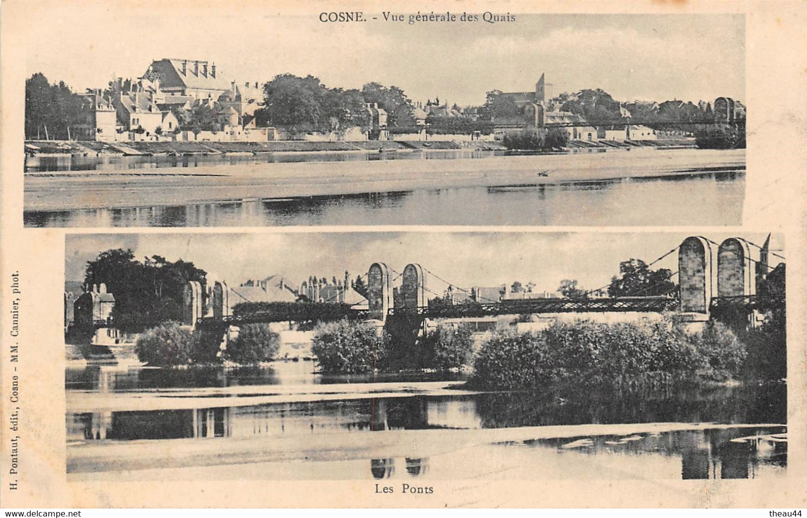 ¤¤  -   COSNE   -  Vue Générale Des Ponts   -  Les Ponts      -  ¤¤ - Cosne Cours Sur Loire