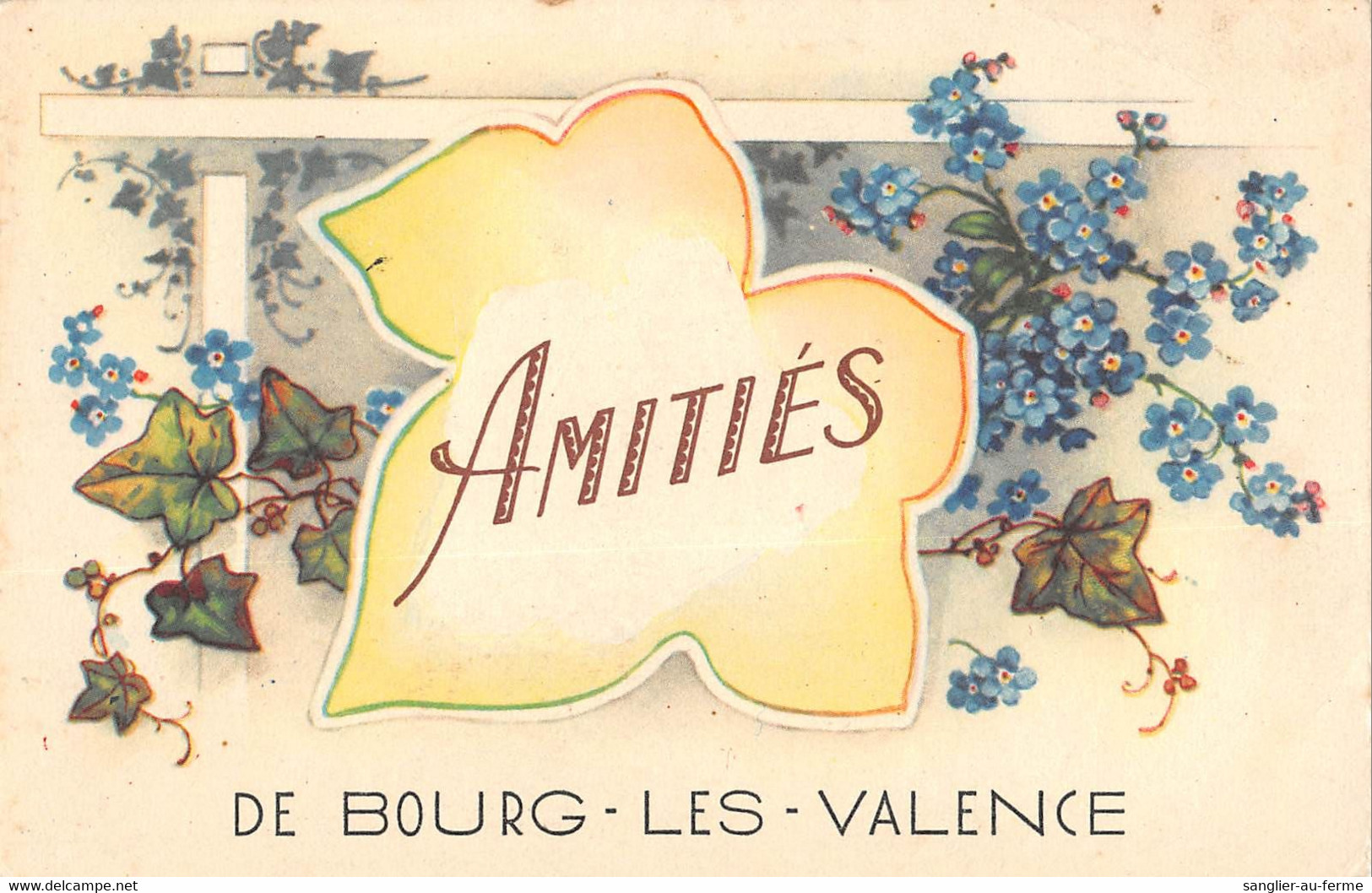 CPA 26 AMITIES DE BOURG LES VALENCE - Sonstige & Ohne Zuordnung