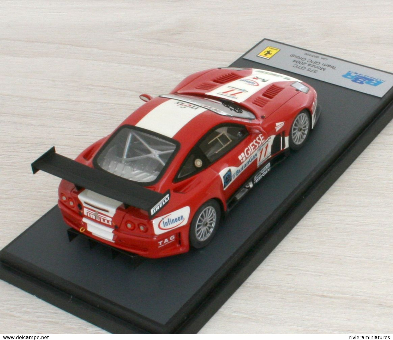 BBR - FERRARI 575 GTC - Monza 2004 Team GPC Group - BBR PJM331 - 1/43