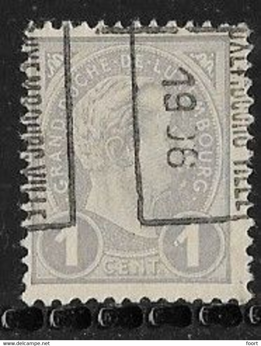 Luxembourg  1906  Prifix Nr. 27B - Vorausentwertungen