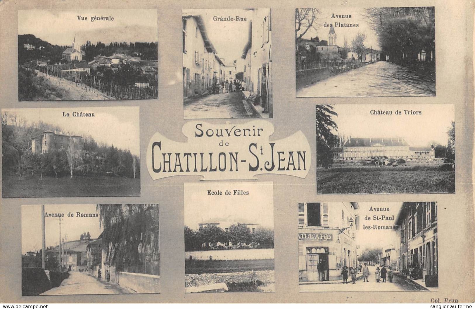 CPA 26 SOUVENIR DE CHATILLON SAINT JEAN - Other & Unclassified