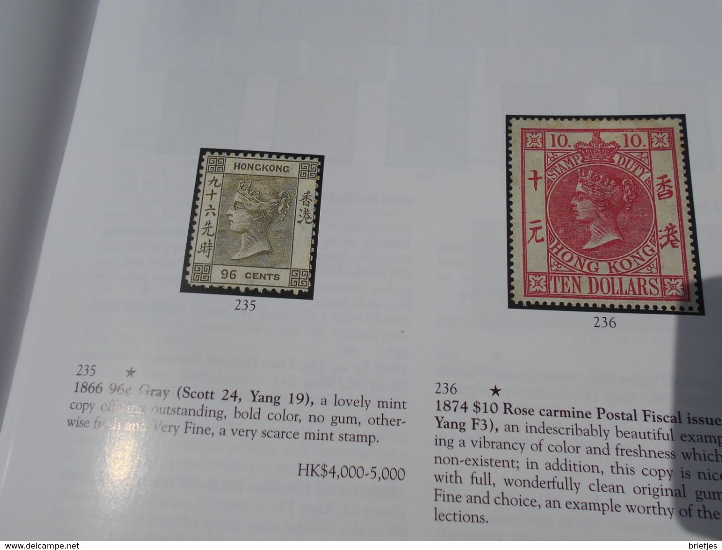 Red revenue, large dragons Rarities Specialized collection of Victor de Grosse Auction catalogue 2004 (95)