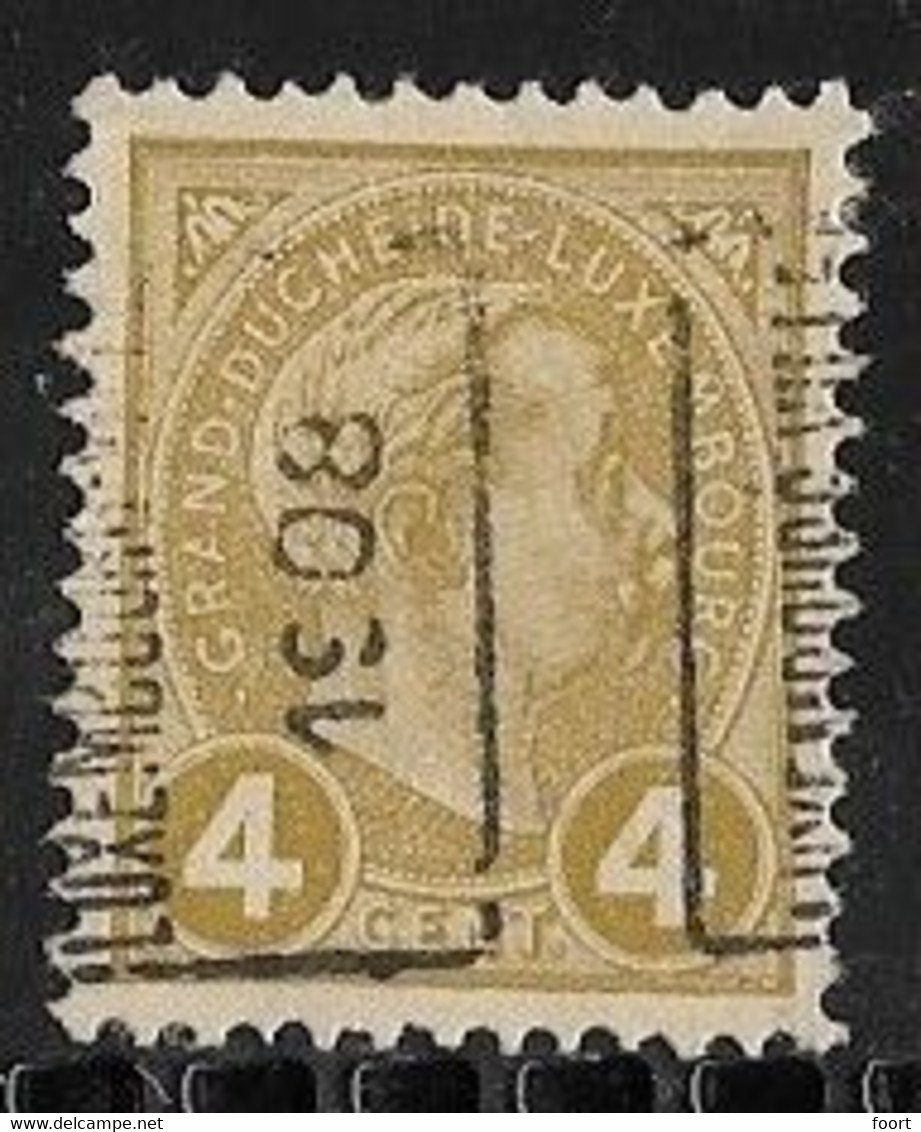 Luxembourg  1908  Prifix Nr. 45A - Voorafgestempeld