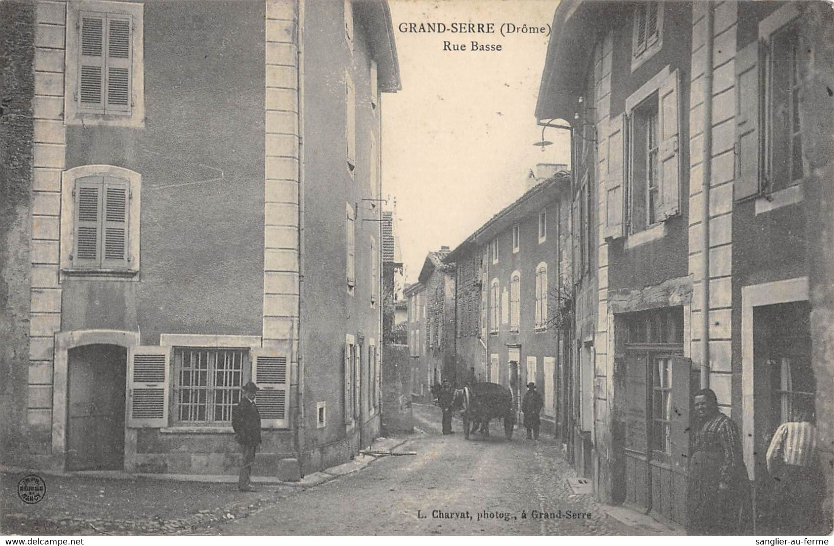 CPA 26 GRAND SERRE RUE BASSE - Other & Unclassified