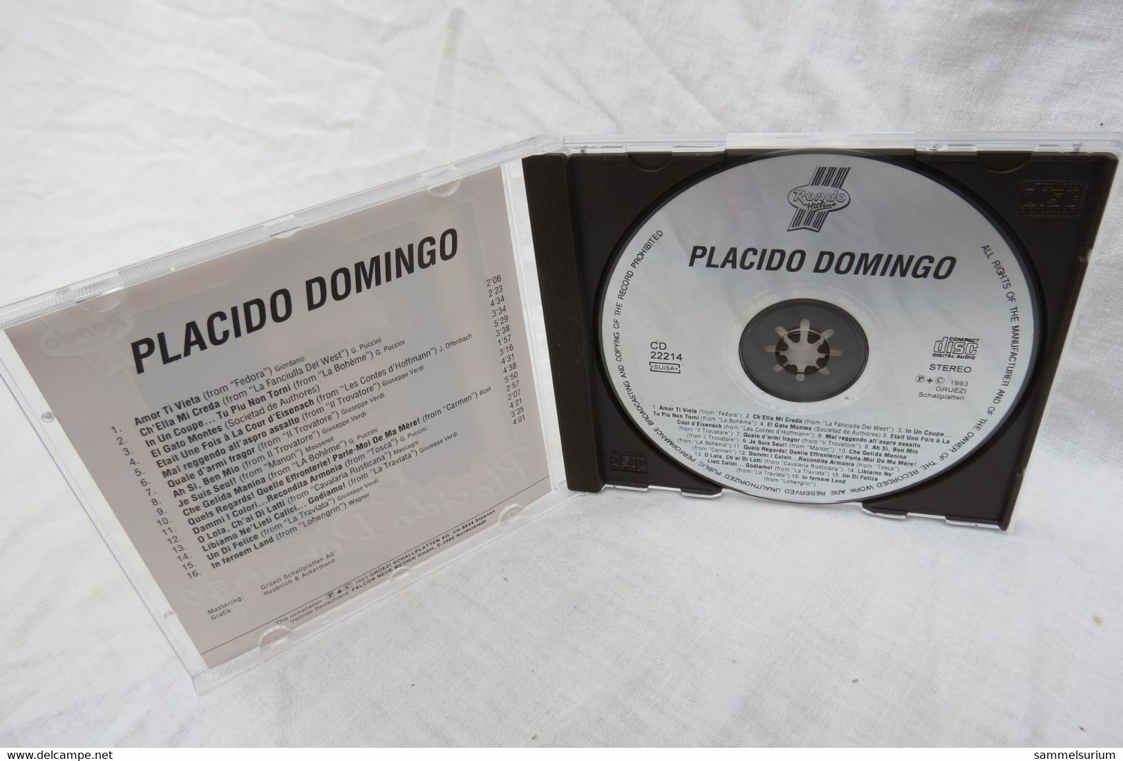 CD "Placido Domingo" Placido Domingo - Oper & Operette