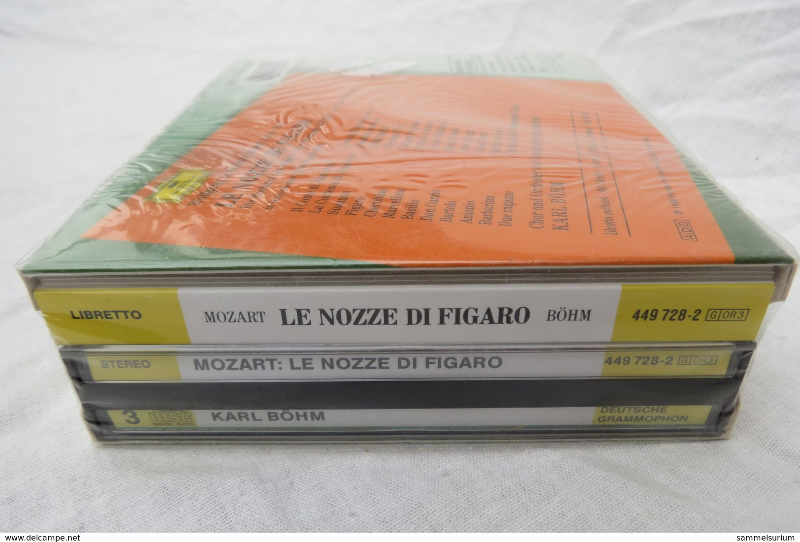 3 CDs "Wolfgang Amadeus Mozart" Le Nozze Di Figaro, Karl Böhm (noch Original Eingeschweißt) - Opera