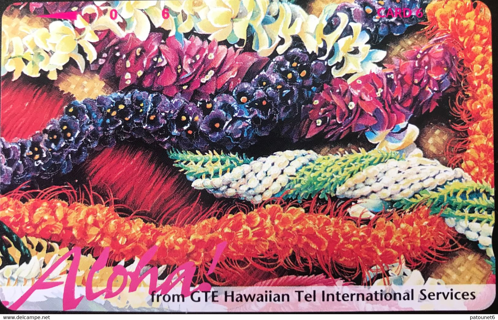 HAWAÏ  -  Phonecard  -  GTE HAWAIIAN TELEPHONE - Aloha  -  Card 6 - Hawaï