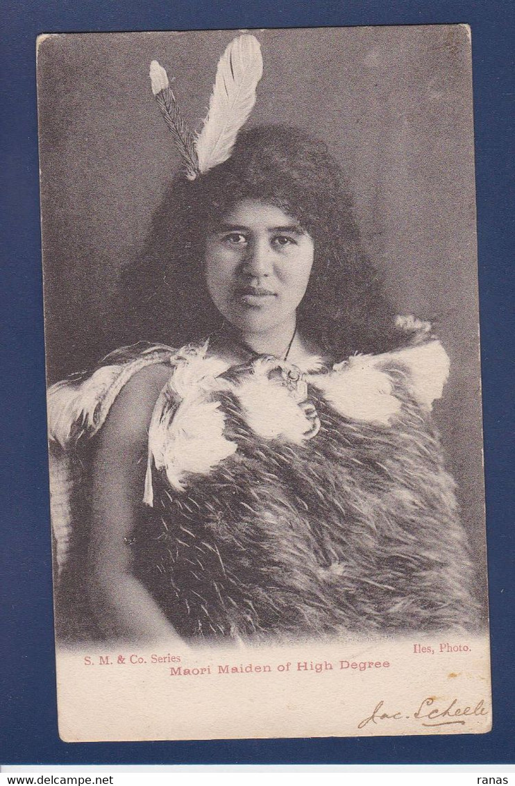 CPA Nouvelle Zélande Maori Type Ethnic Circulé Femme Woman - New Zealand