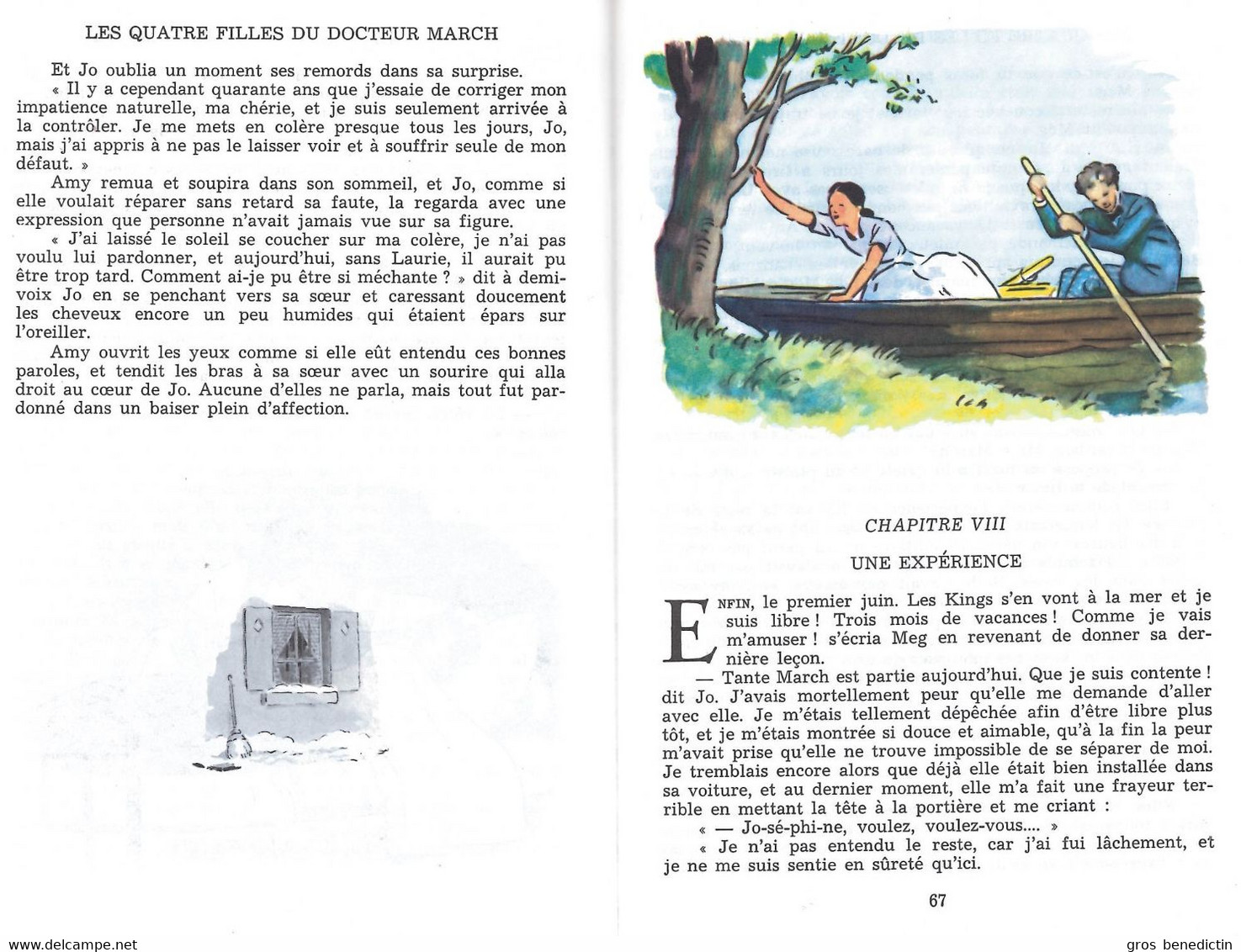 Hachette - Idéal Bibliothèque - Louisa May Alcott - "Les quatre filles du Docteur March" - 1972 - #Ben&IB