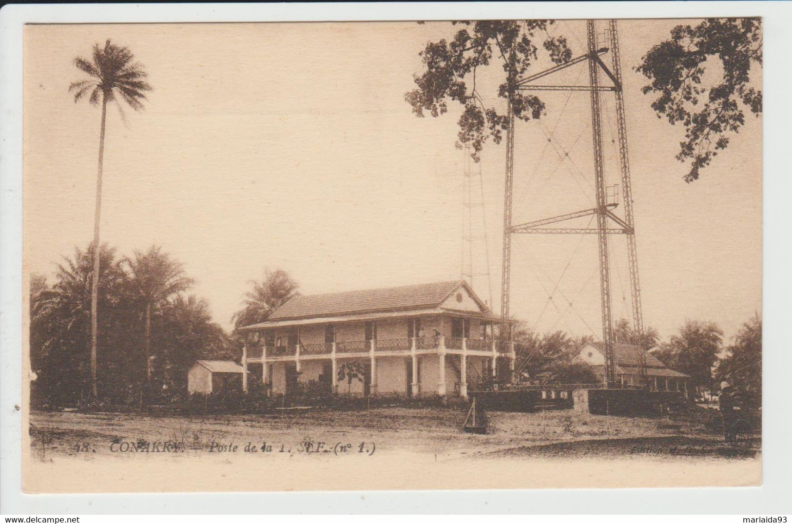 CONAKRY - GUINEE - POSTE DE LA TSF - Guinée